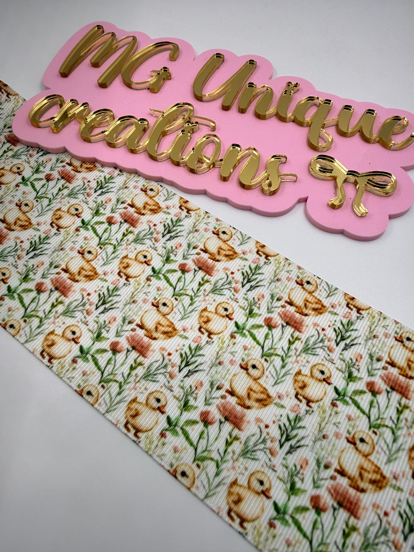 Cute Duck 3” Grosgrain