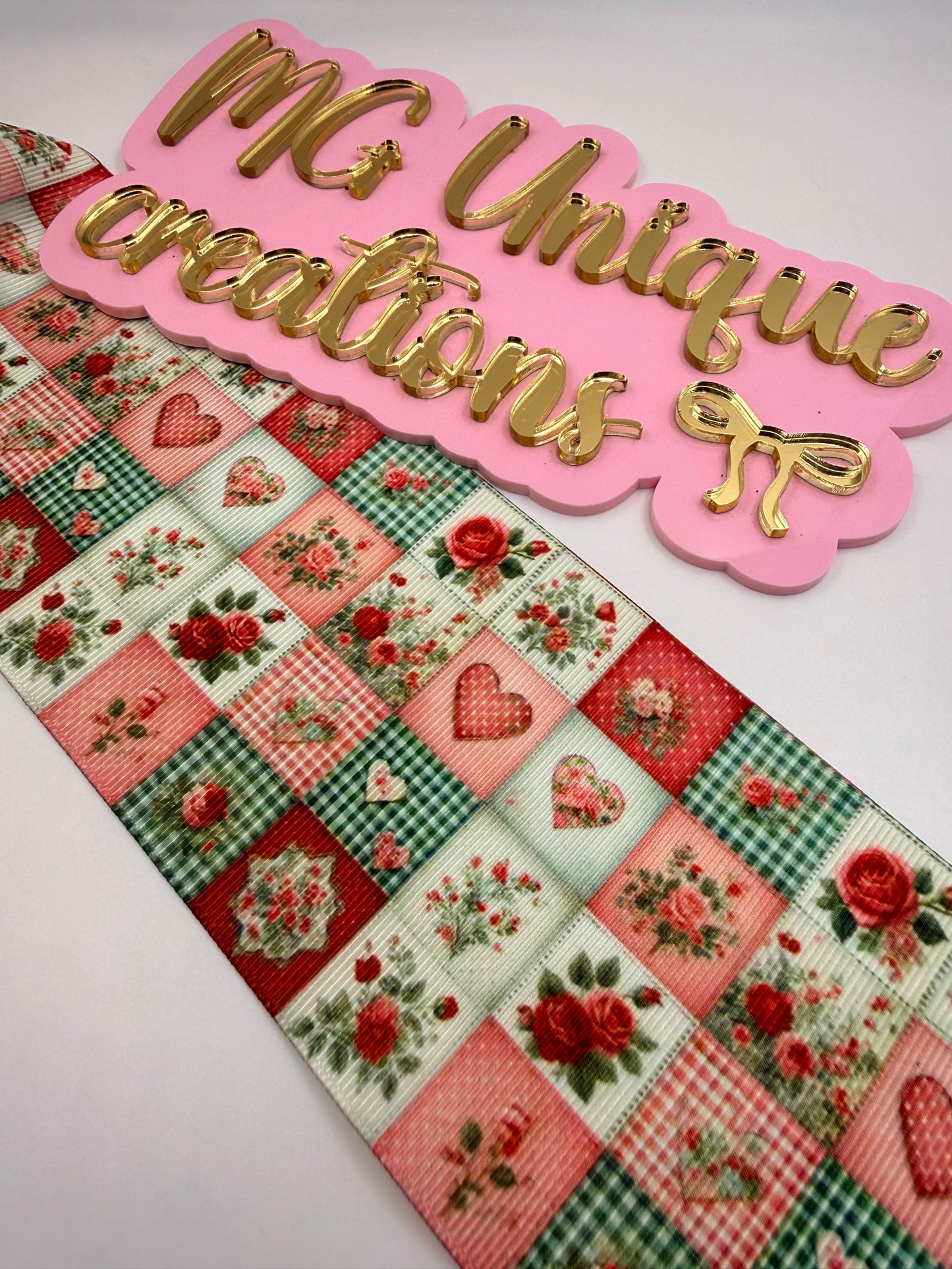 Red Hearts and Patches 3”