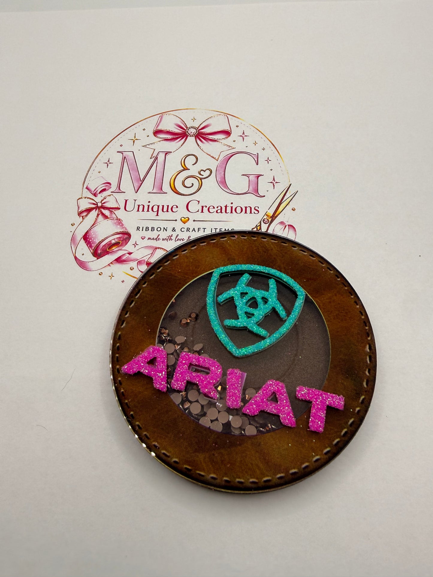 Ariat Pink and Aqua Shaker