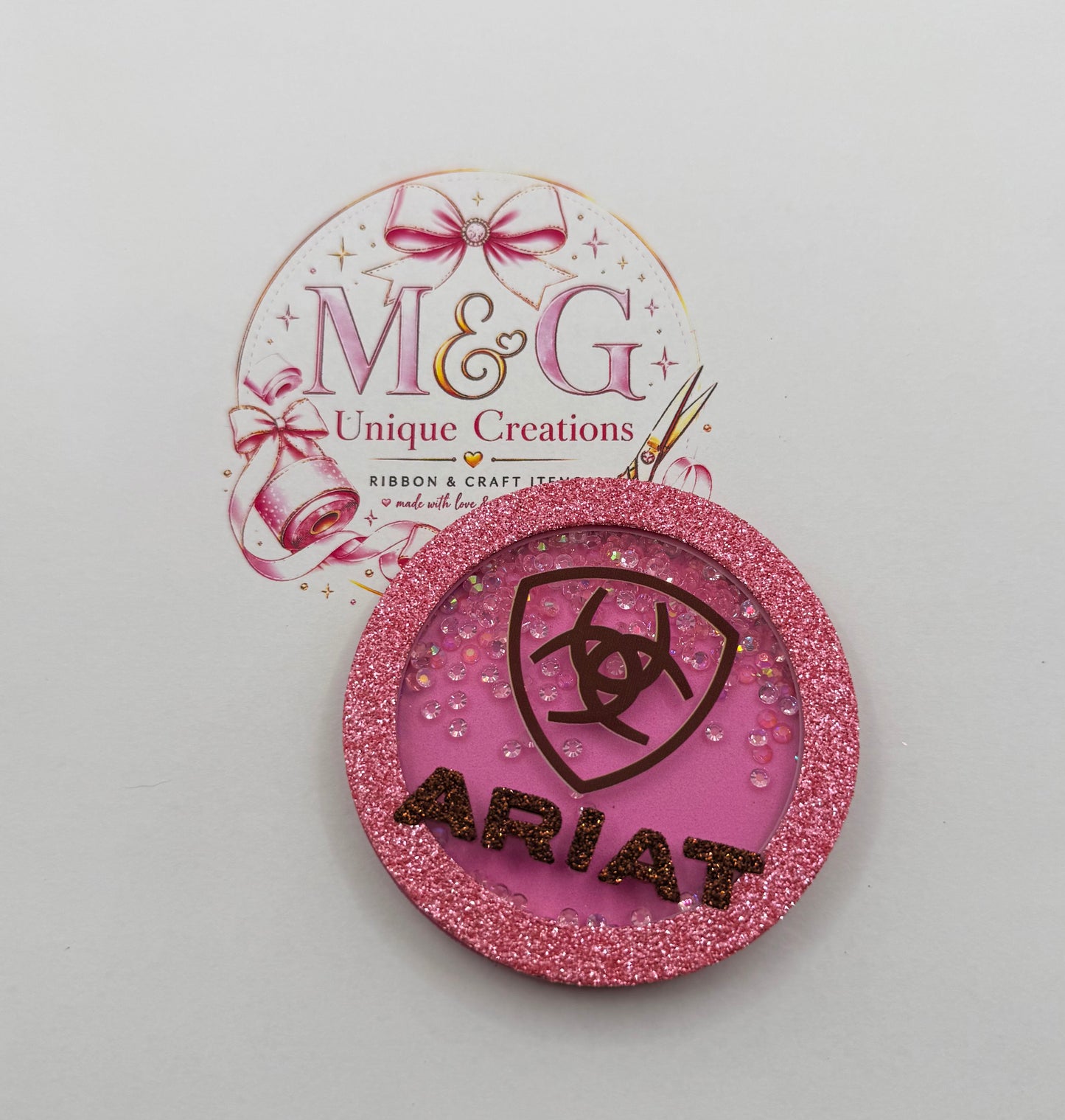 Ariat Pink Glittery Shaker