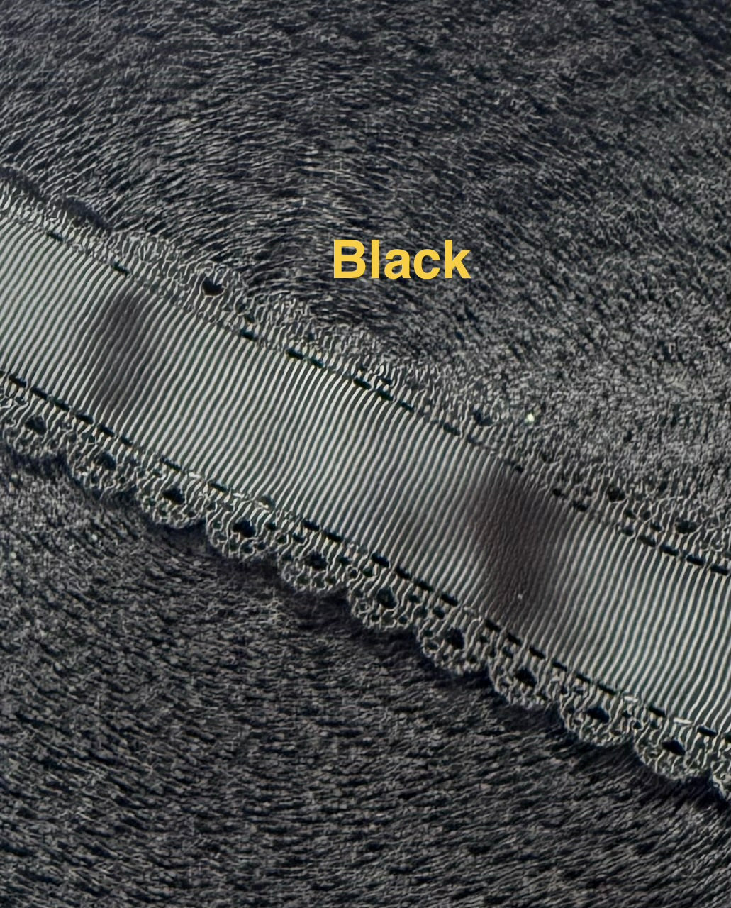 Heart scallop 1.5” grosgrain ribbon