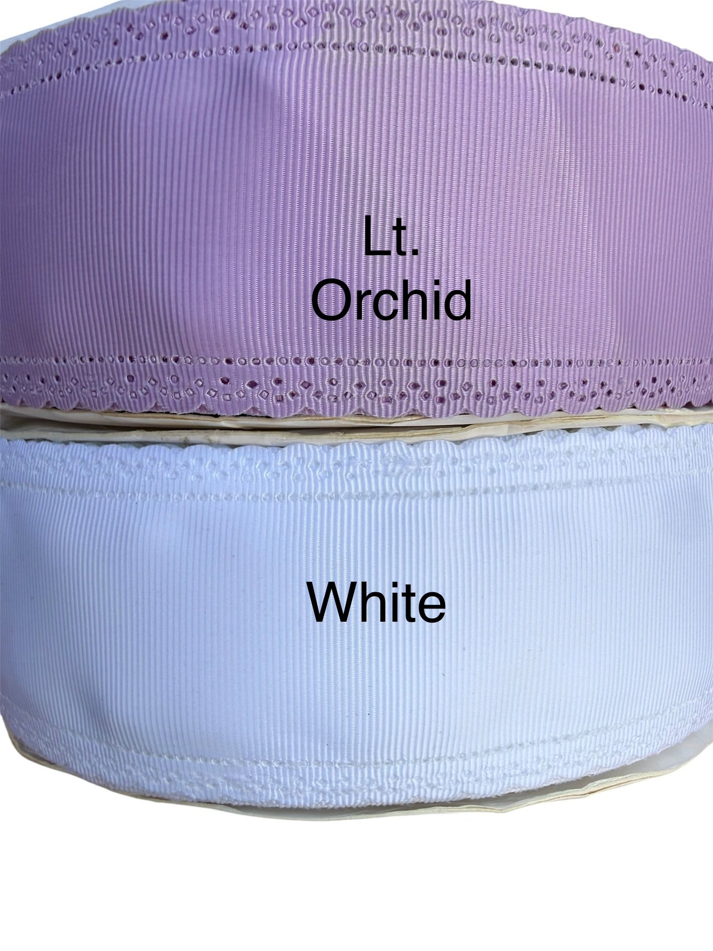 Scallop grosgrain ribbon 2.25”