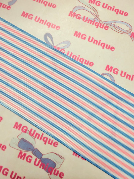 Newborn Striped Ribbon 2.5”