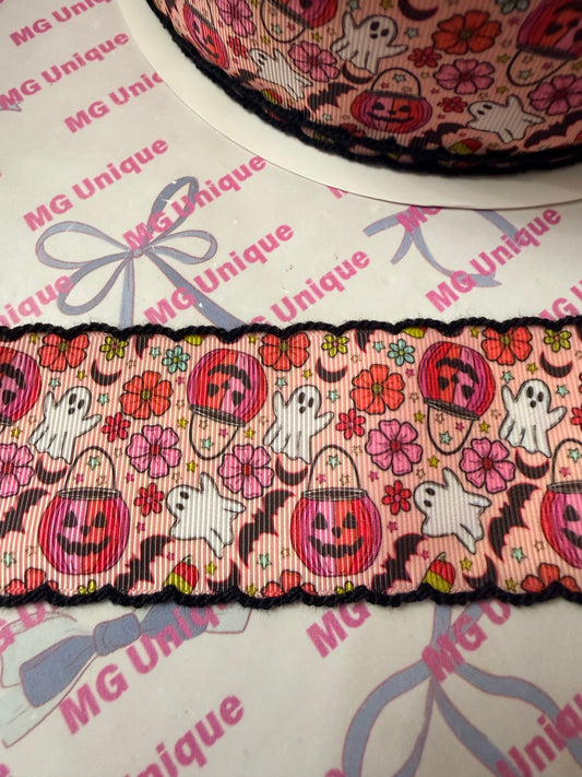 Flowers & Pumkin Moon Stitch