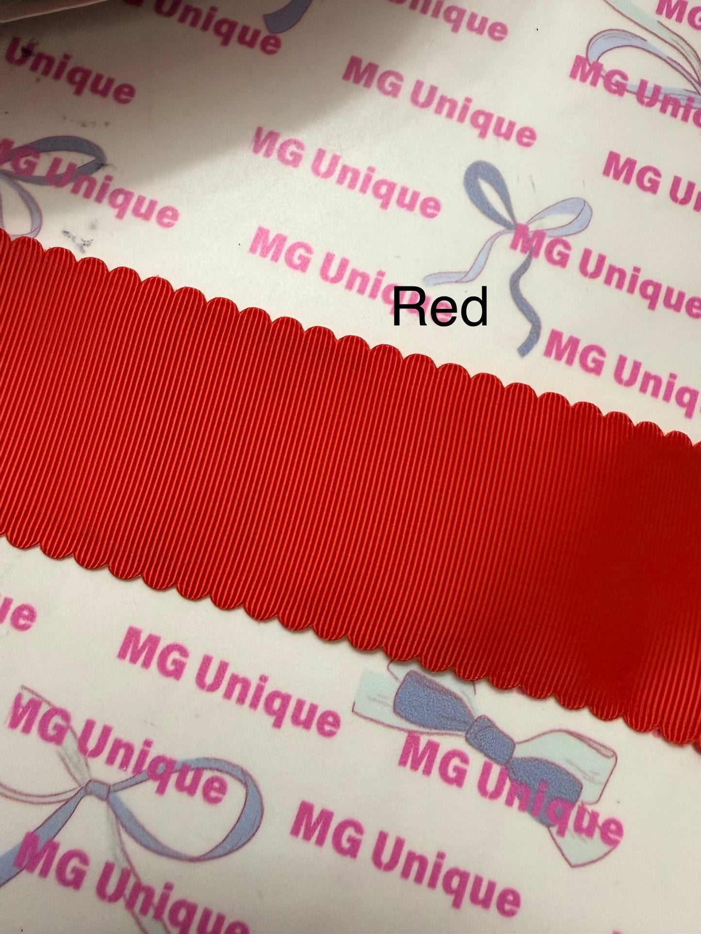 Scallop 2” grosgrain ribbon