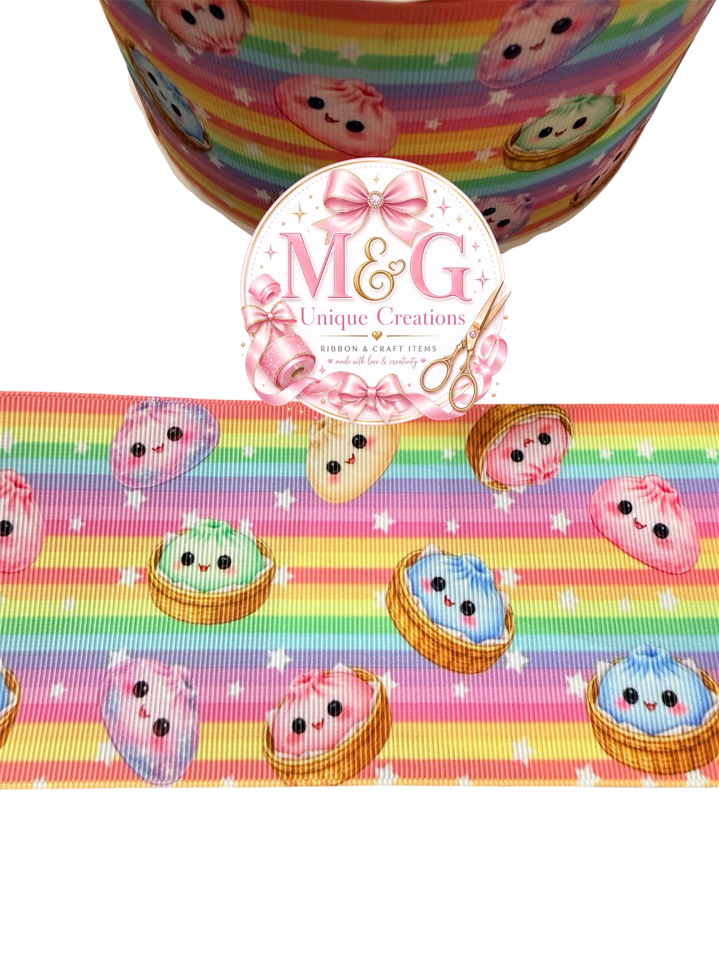 Glitter Dumplings 3” ribbon