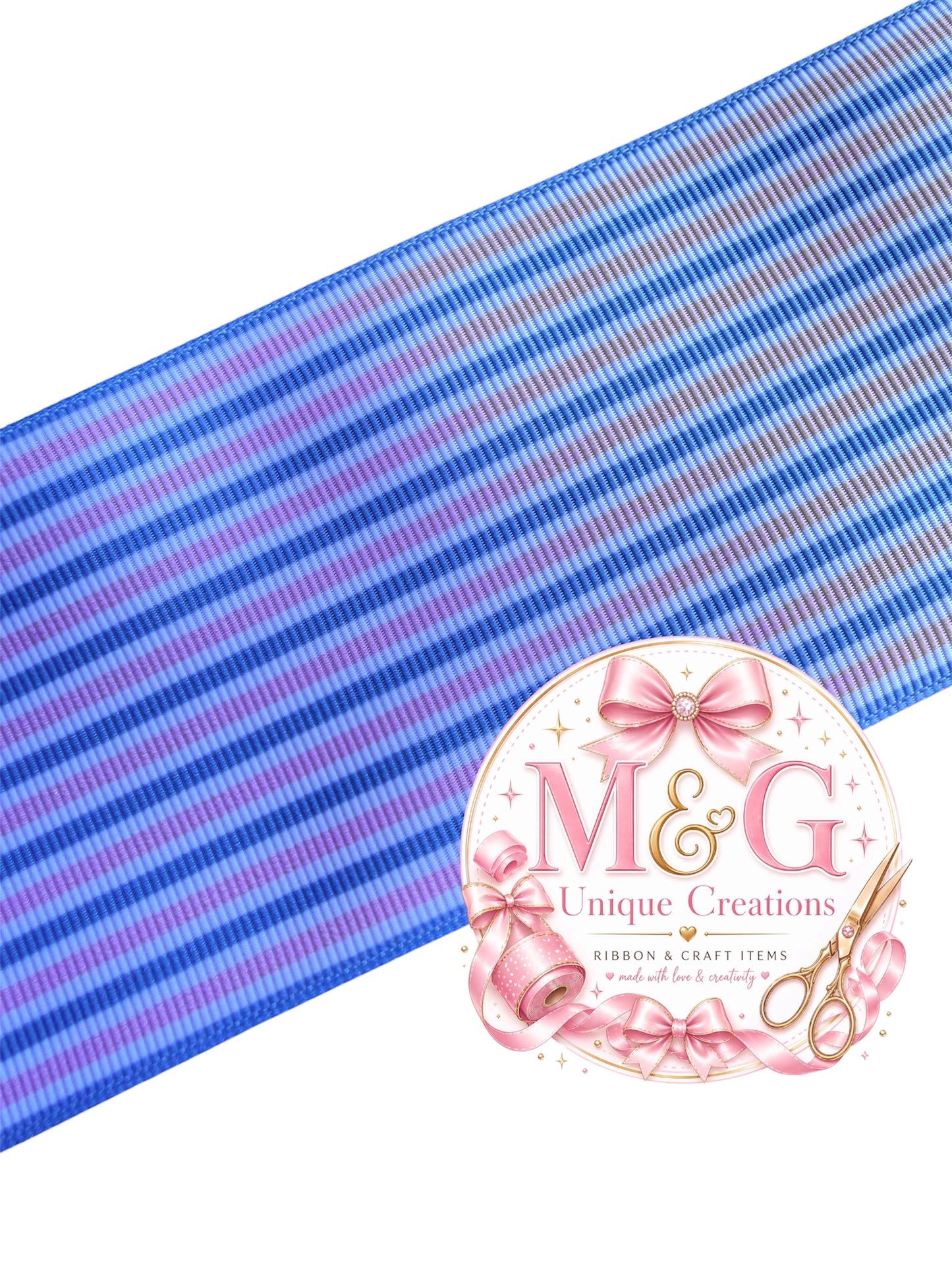 Newborn Striped Ribbon 2.5”