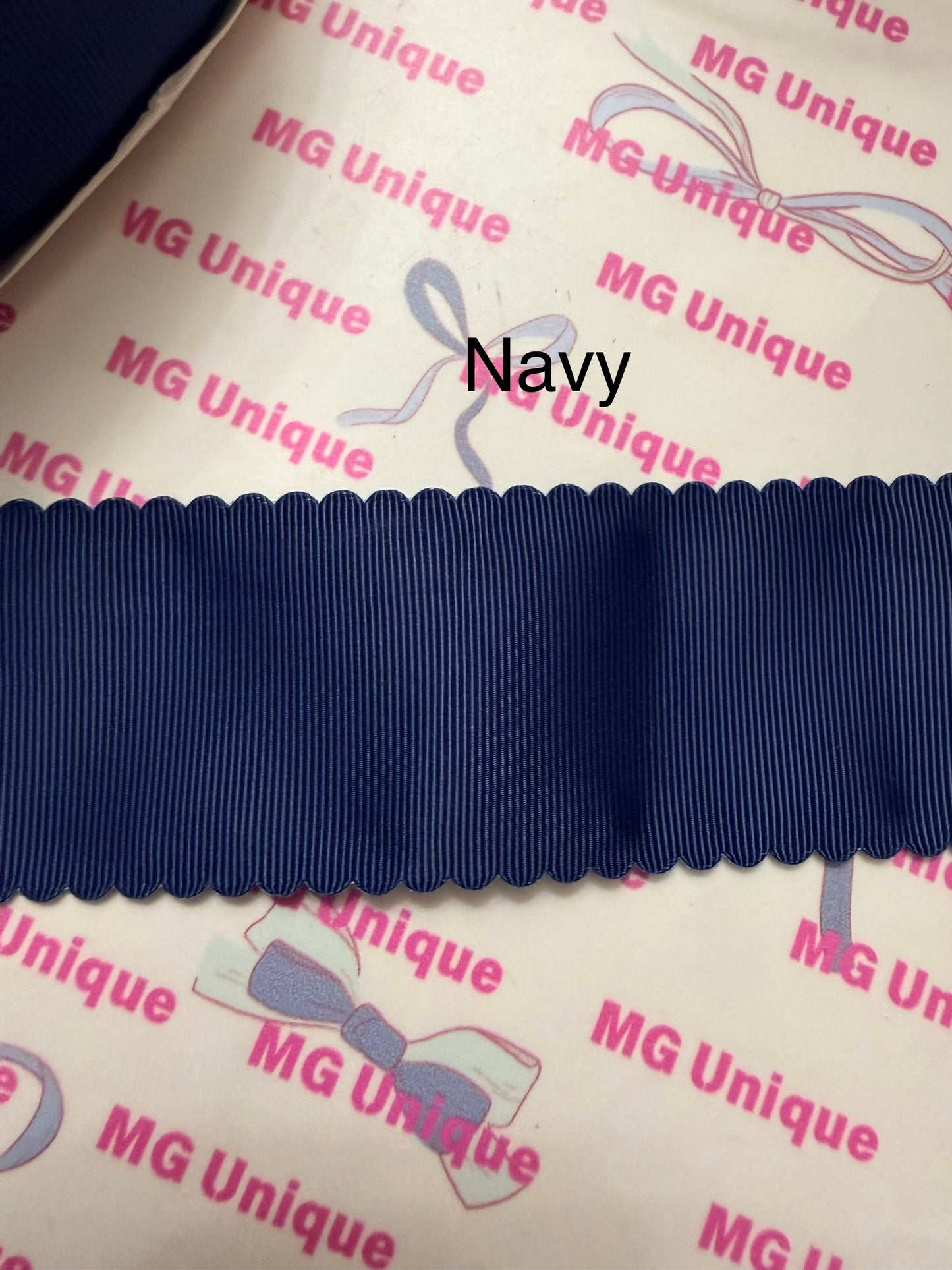 Scallop 2” grosgrain ribbon