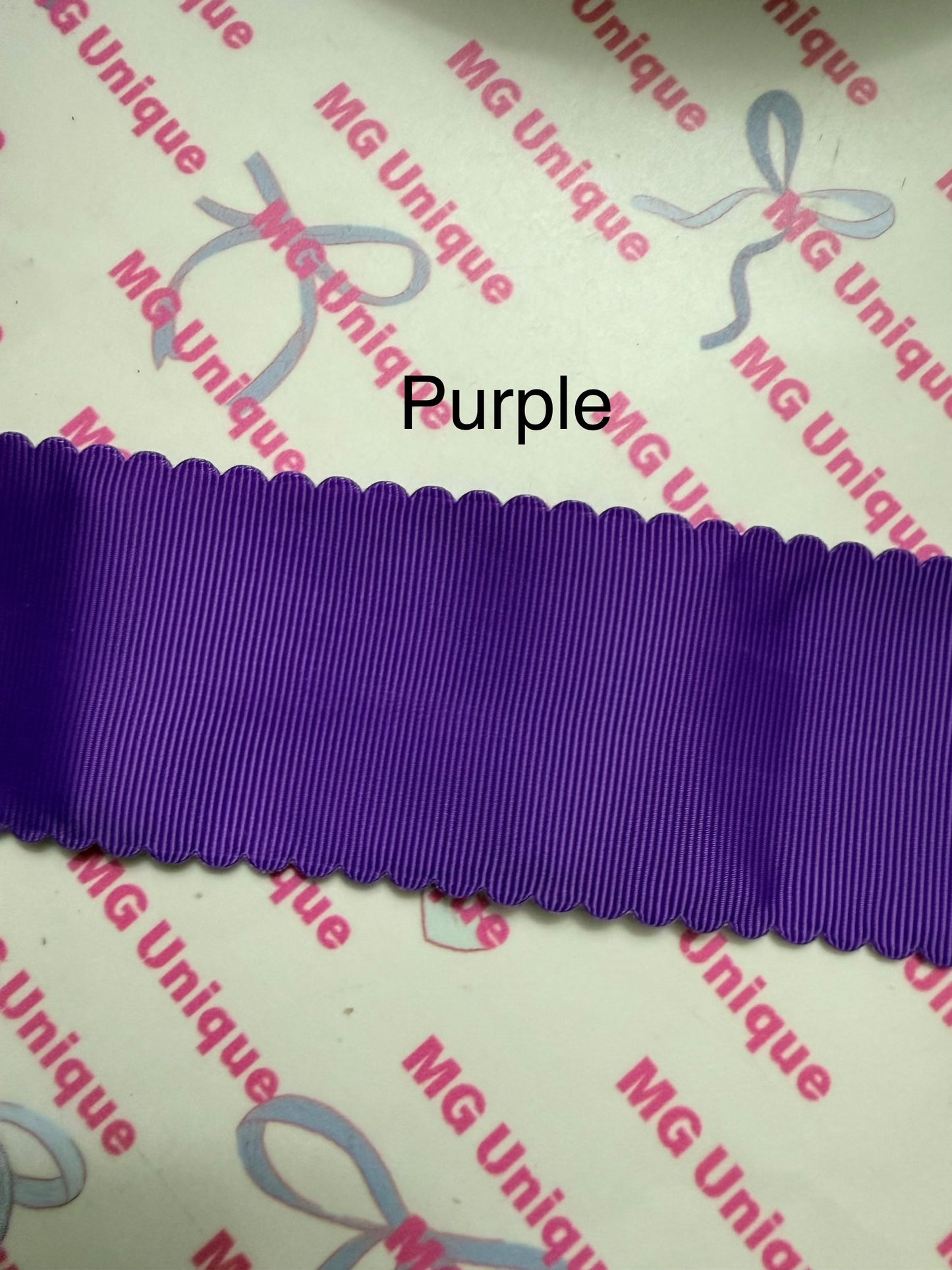 Scallop 2” grosgrain ribbon