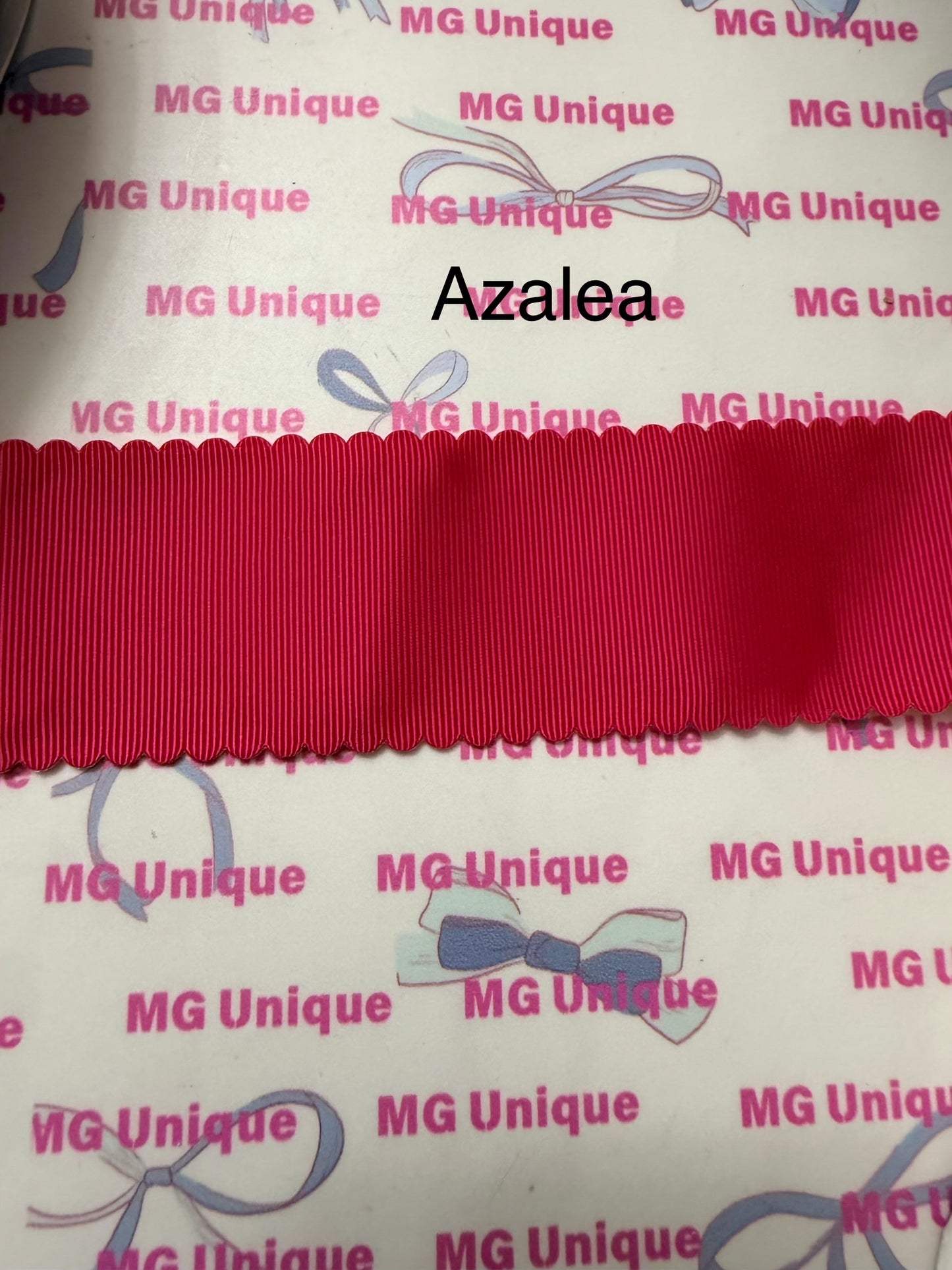 Scallop 2” grosgrain ribbon