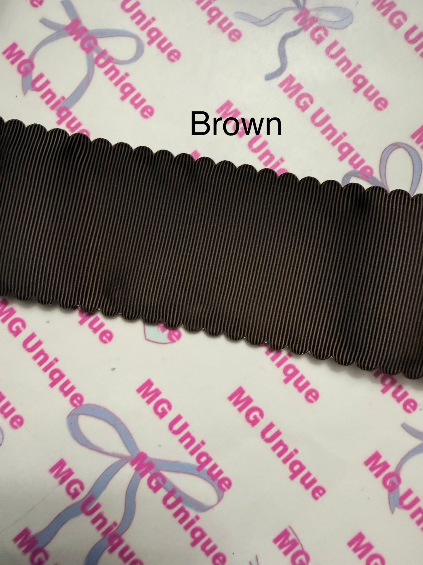Scallop 2” grosgrain ribbon