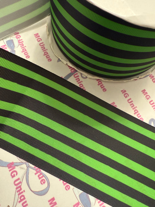 Green & Black Stripes