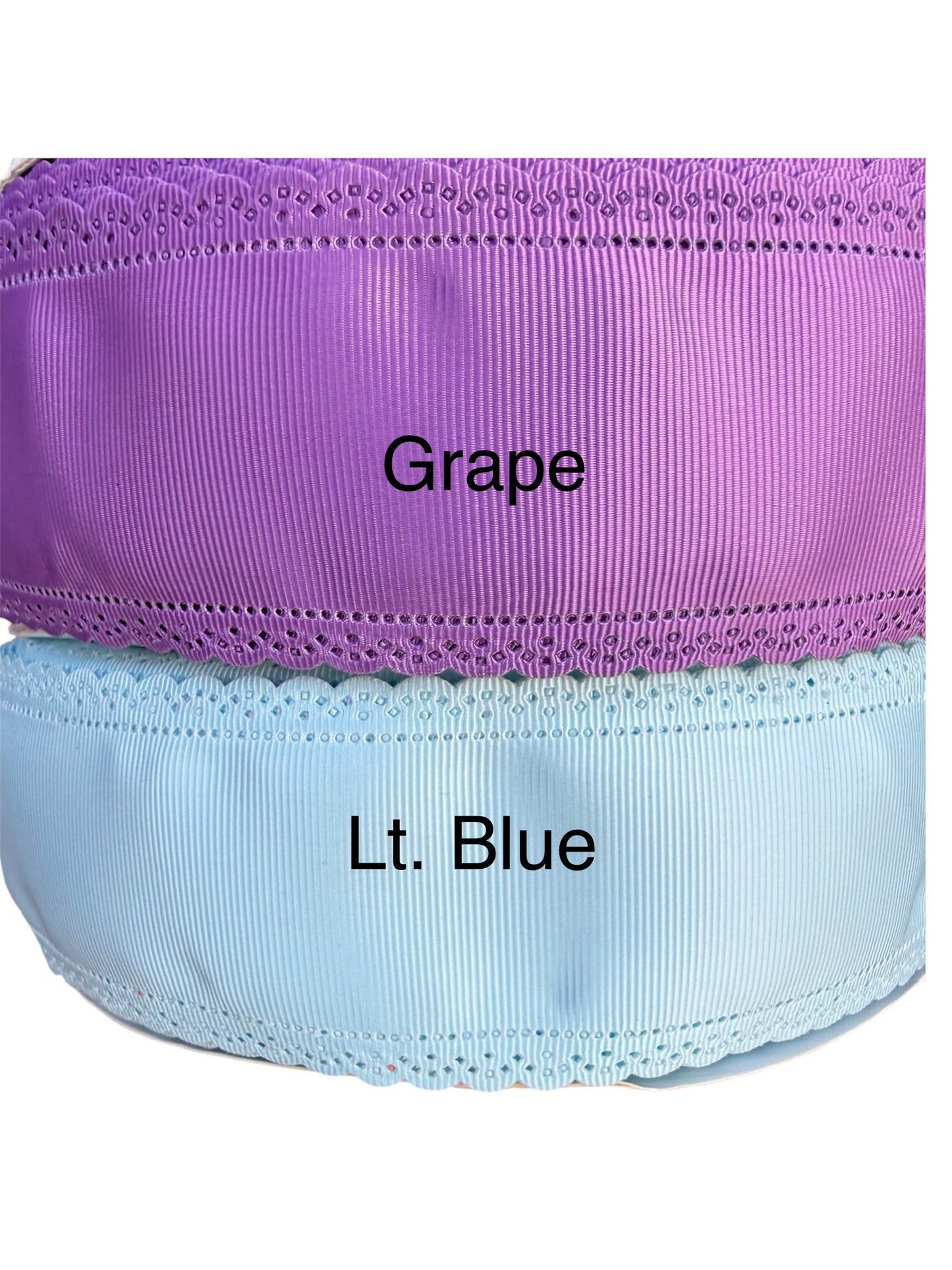 Scallop grosgrain ribbon 2.25”