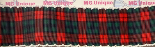 Green & Red moon stitch