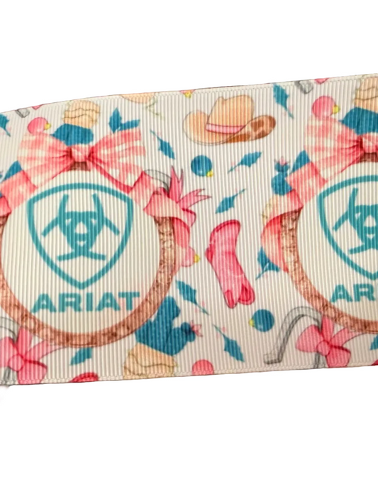 Ariat Pink Bow Top ribbon