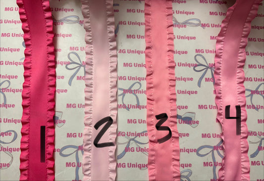 Double Ruffle Ribbon 1.5“