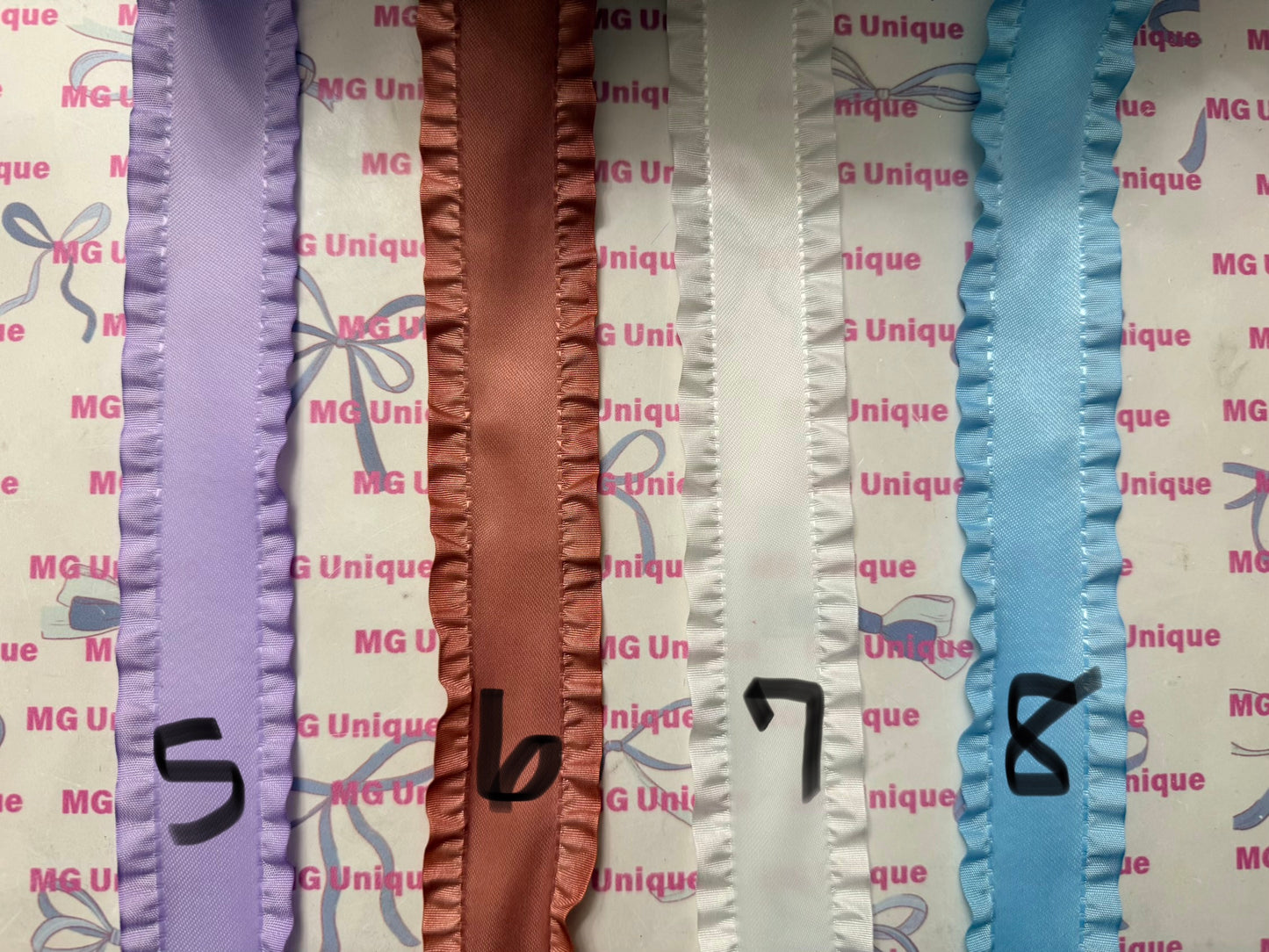 Double Ruffle Ribbon 1.5“