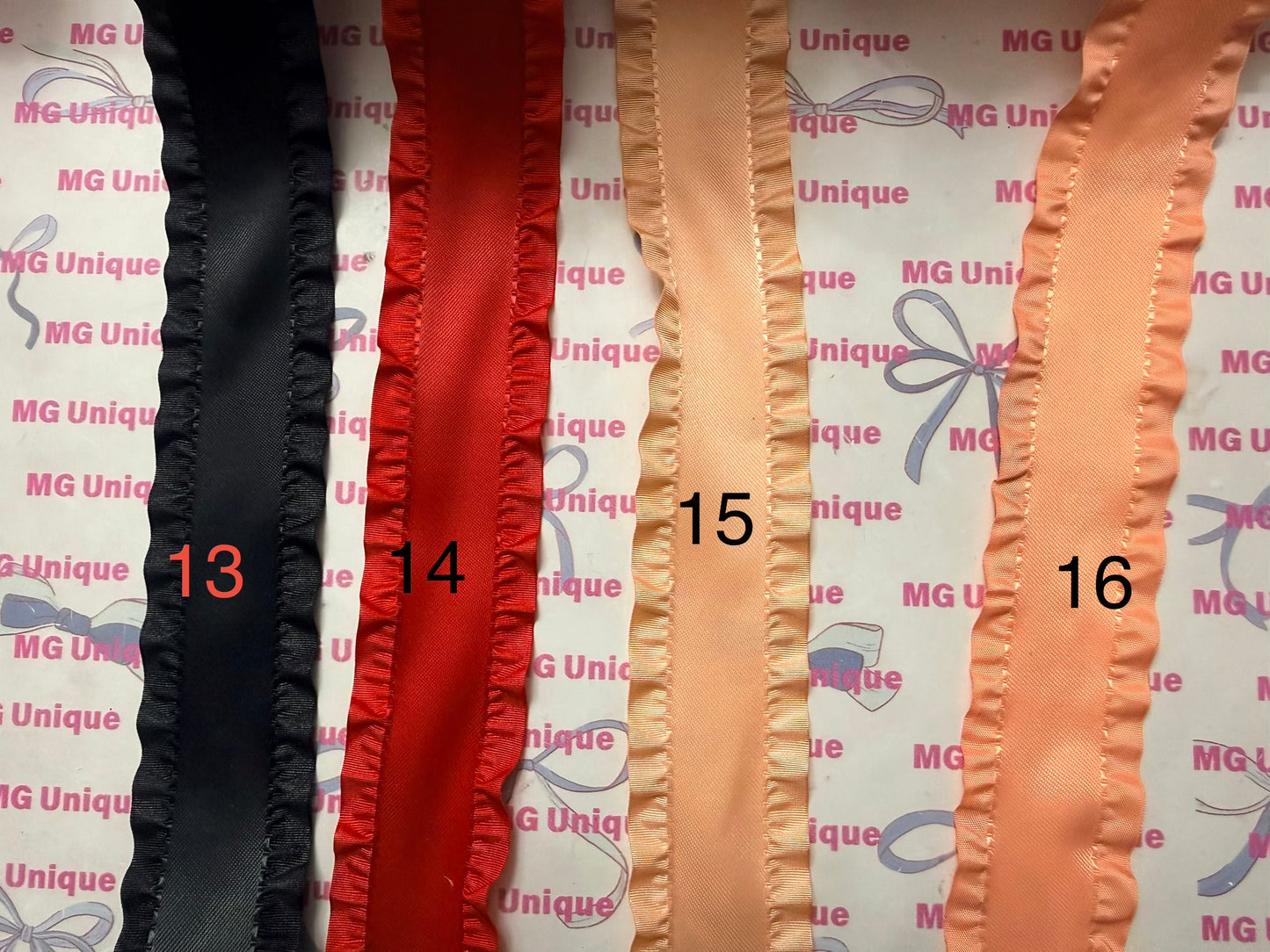 Double Ruffle Ribbon 1.5“
