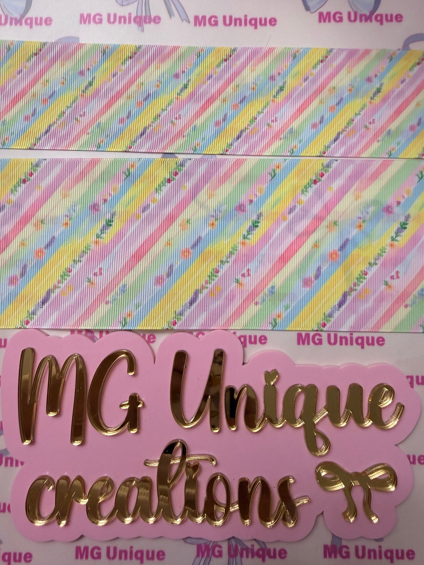 Striped Pastel Floral
