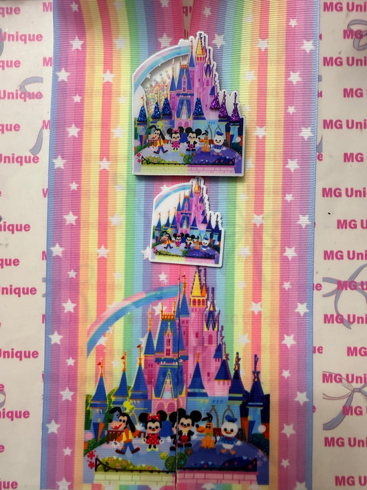 Colorful Disney Castle