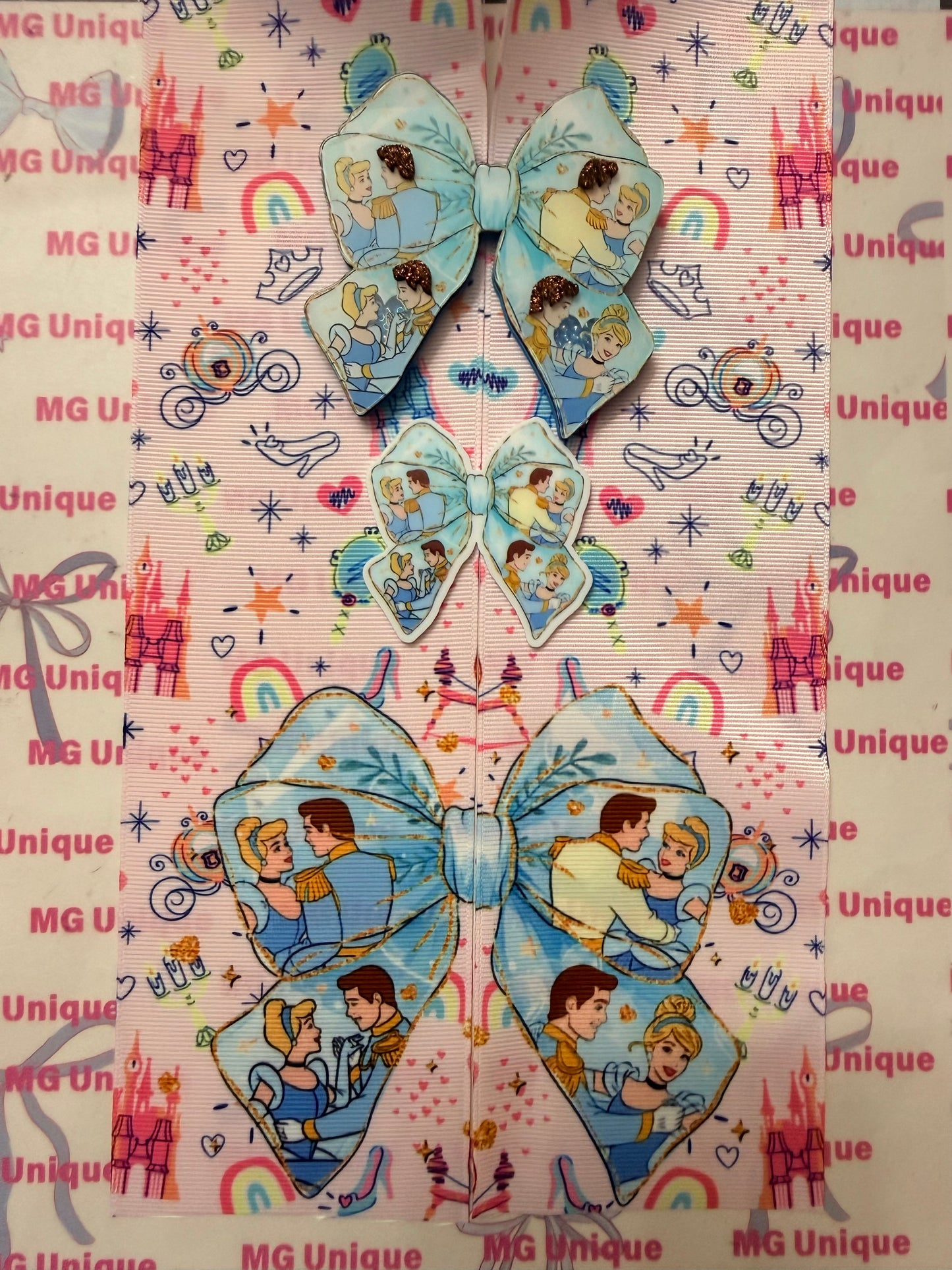 Cinderella Blue Bow