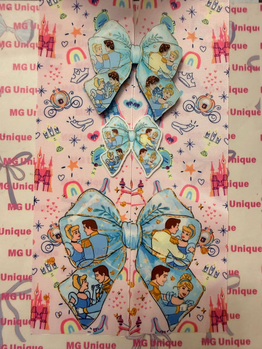 Cinderella Blue Bow