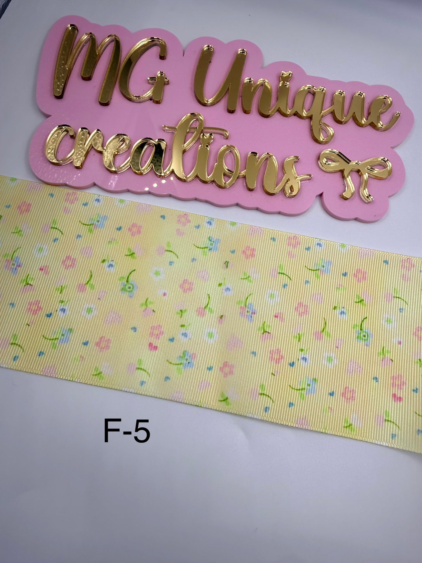 Yellow floral 3” F5