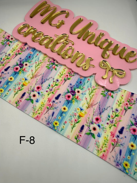 Colorful floral 3” F8