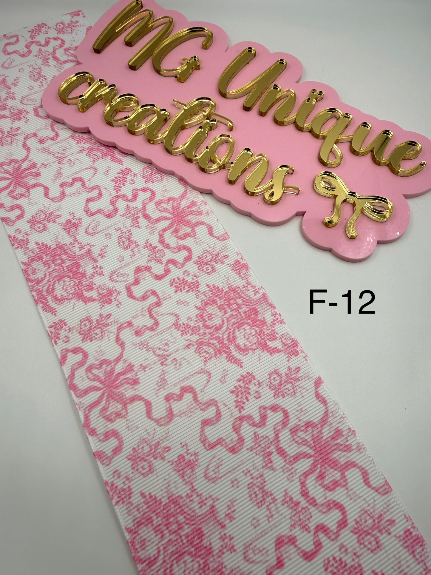 White and Pink 3” F12