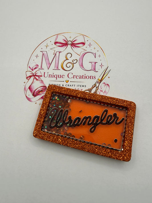 Wrangler Square Brown Letter Shaker