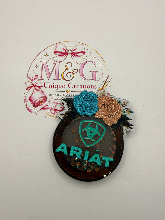 Ariat Brown with Flowers Shaker