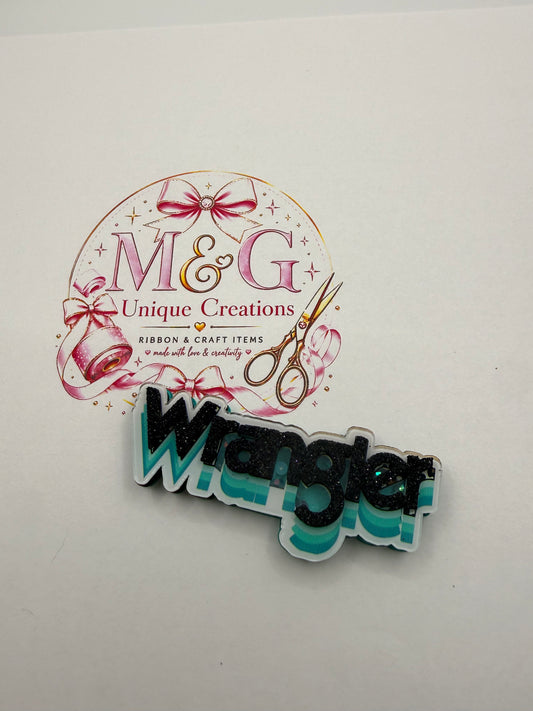 Wrangler Black Letters Shaker