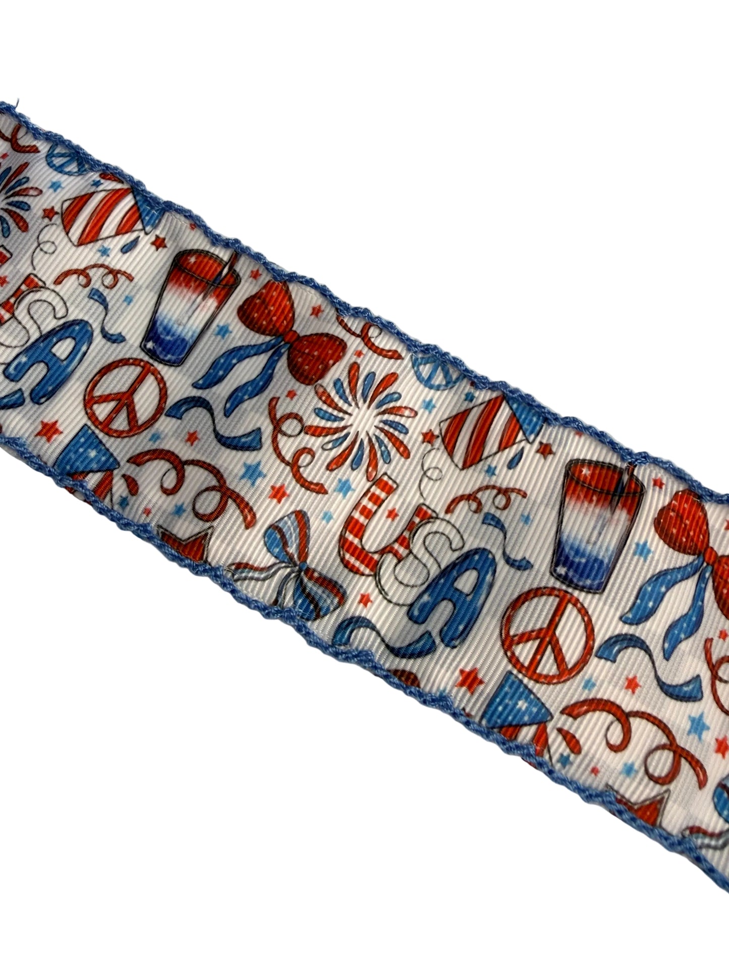 USA Moon Stitch Ribbon