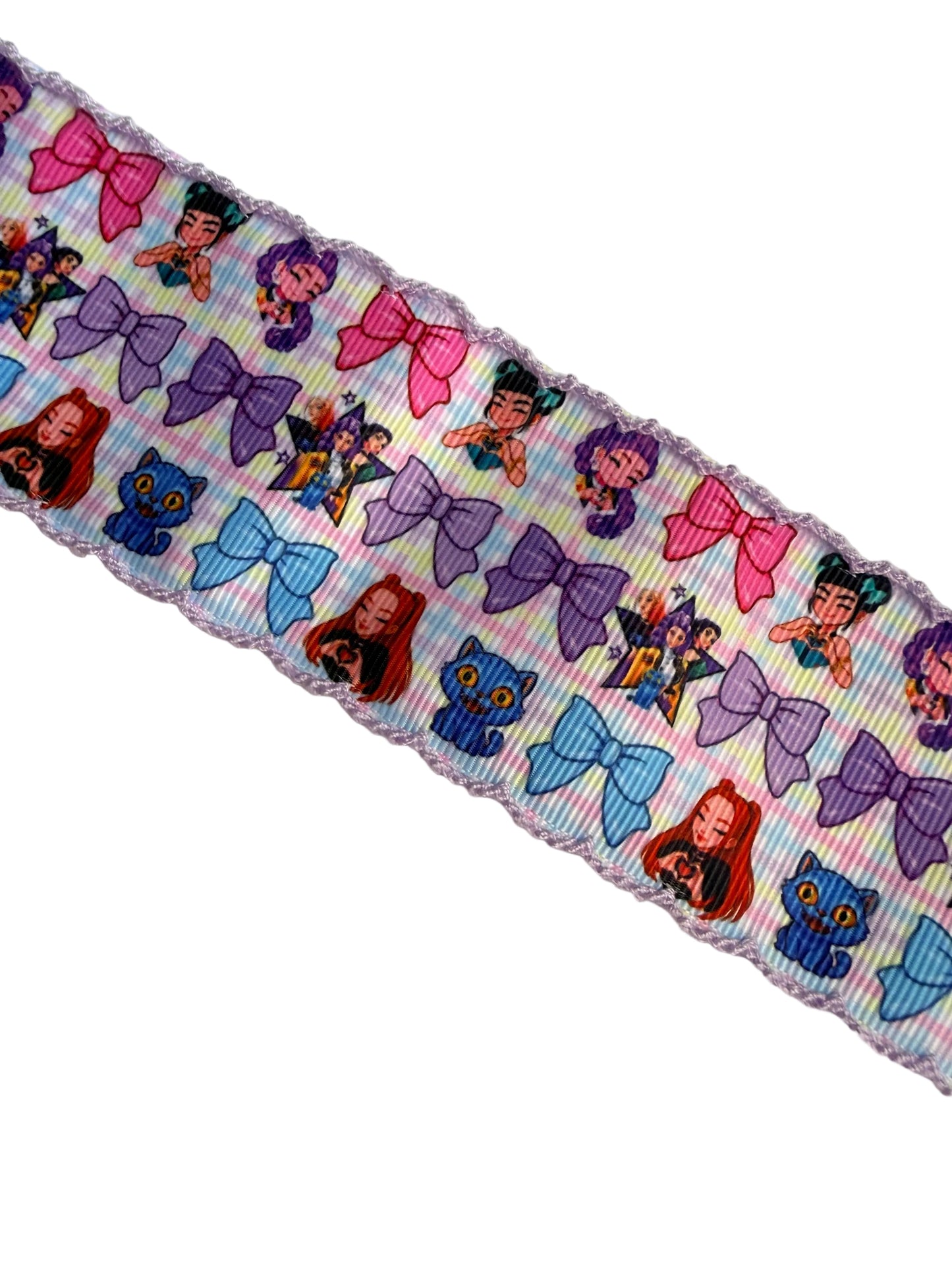 KPOP Huntrix Moon Stitch ribbon