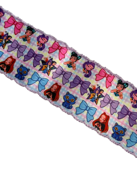 KPOP Huntrix Moon Stitch ribbon