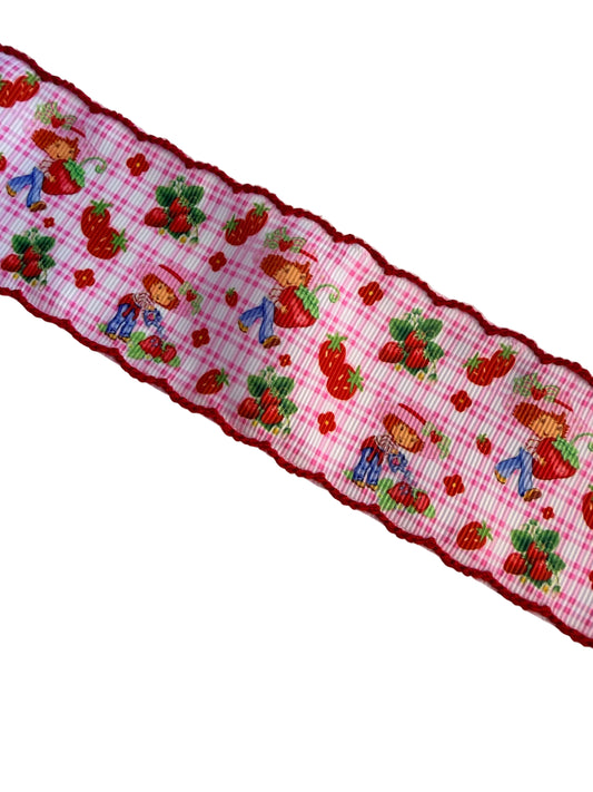 Strawberry Shortcake Moon Stitch Ribbon