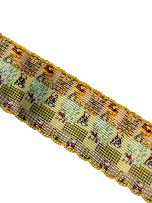 Pooh Bear Moon Stitch Ribbon